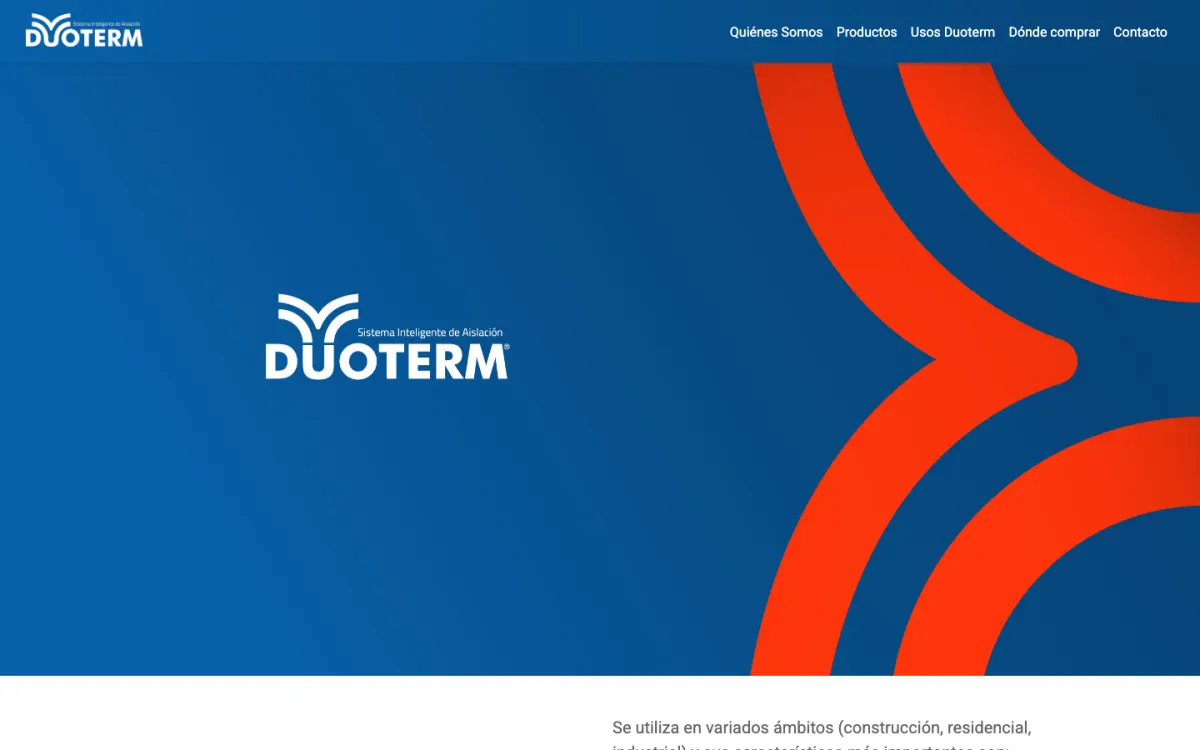 Portada de duoterm.cl